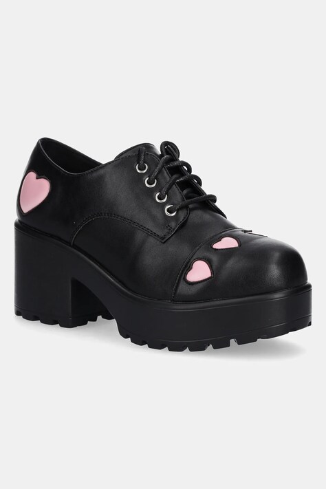 Koi Footwear pumps TENNIN HEART SHOES culoarea negru, cu toc drept, ND116