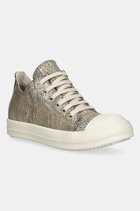 Rick Owens plimsolls Low Sneaks gold color DS01E3802.SGMC