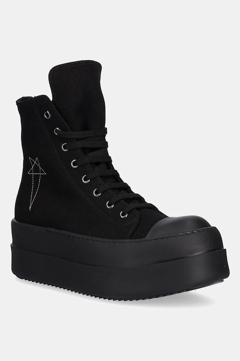 Rick Owens trainers Double Bumper Sneaks women's black color DS01E3831.DOEM9