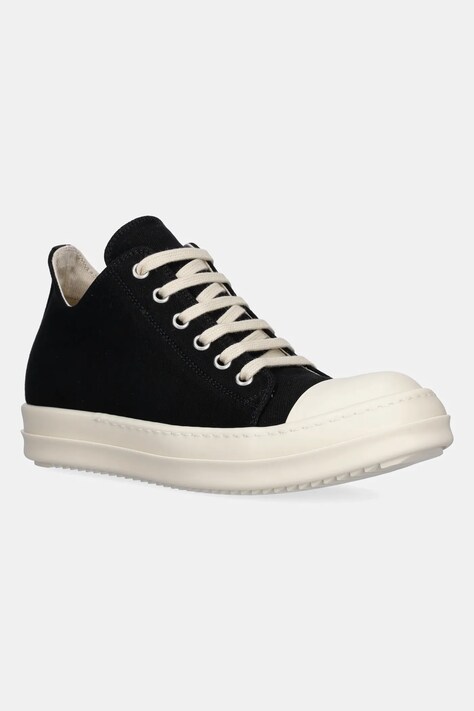 Tenisky Rick Owens Low Sneaks dámske, čierna farba, DS01E3802.CVS