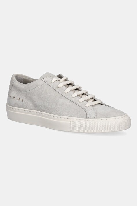 Кроссовки из нубука Common Projects Achilles Contrast женские цвет серый 6184