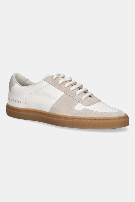 Common Projects sneakers din piele Bball Duo Slim femei, culoarea bej, 6194