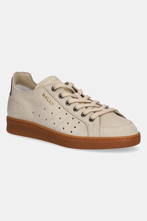 Semišové sneakers boty Bally béžová barva, WK00BK