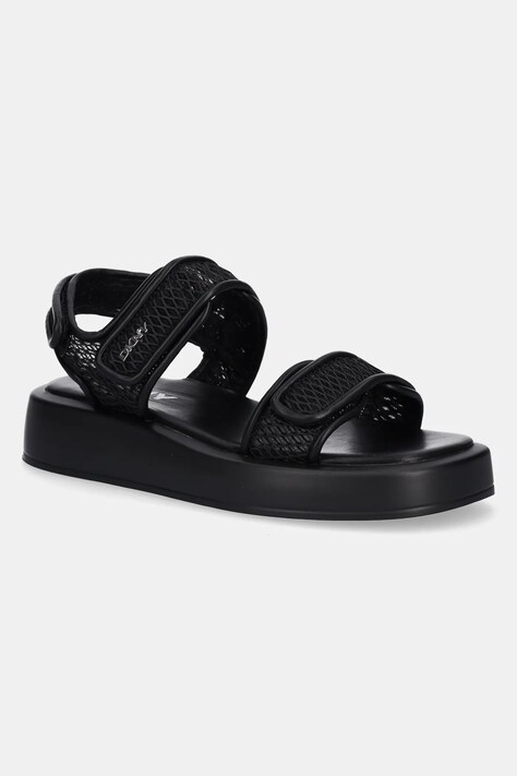 Dkny sandale Owyn femei, culoarea negru, cu platforma, K1514238