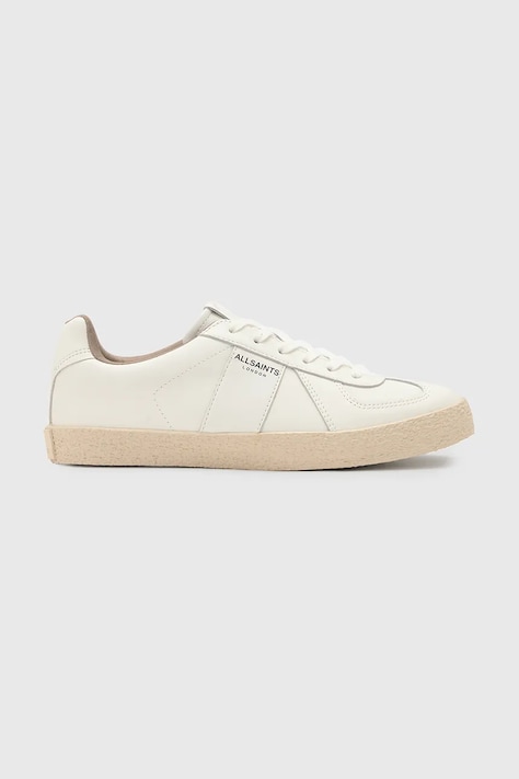Кожаные кроссовки AllSaints Jaimee Leather Sneaker женские цвет белый W058FC