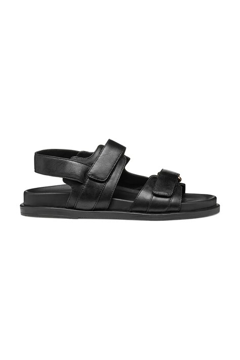 Geox sandale de piele D ADELASH femei, culoarea negru, D55YWC 000TU C9999