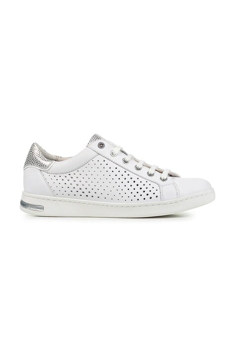 Geox sneakers din piele D JAYSEN femei, culoarea alb, D151BB 085CF C1Z1N