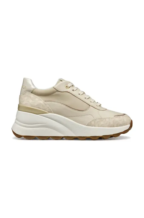 Geox sneakers D SPHERICA EC13 donna colore beige D45WAA 08504 C1122