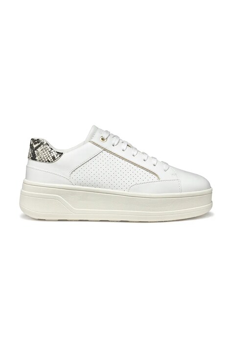 Geox sneakers D SPHERICA ECUB-2 femei, culoarea alb, D55WVB 0BCAR C0405