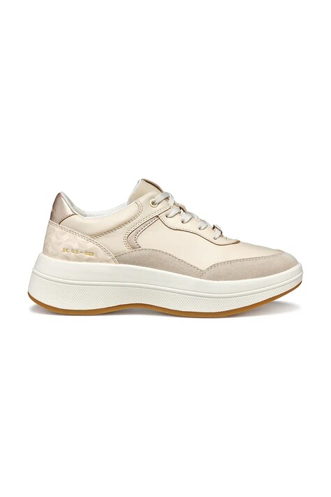 Sneakers boty Geox D SPHERICA ECUB-3 béžová barva, D46WTD 08504 C1122