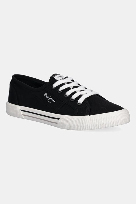 Pepe Jeans teniși BRADY BASIC W culoarea negru, PLS31287