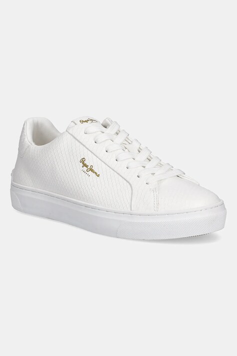 Pepe Jeans sneakers CAMDEN RUMP W femei, culoarea alb, PLS00031