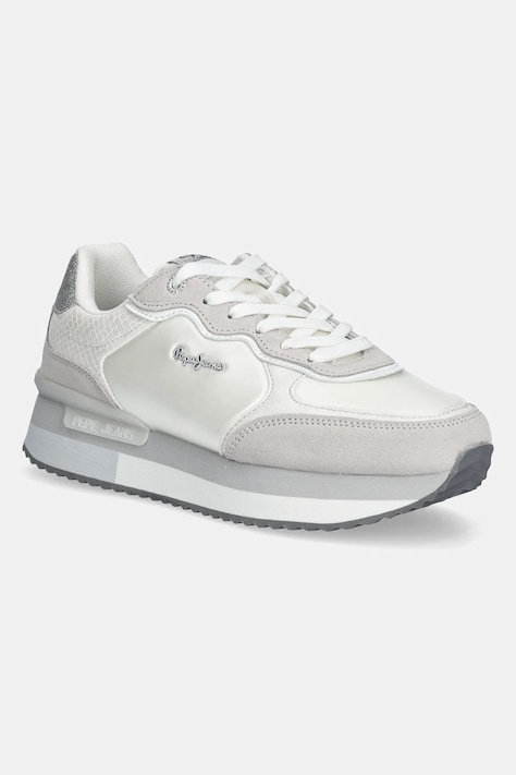 Pepe Jeans sneakers RUSPER SHINE femei, culoarea bej, PLS60033