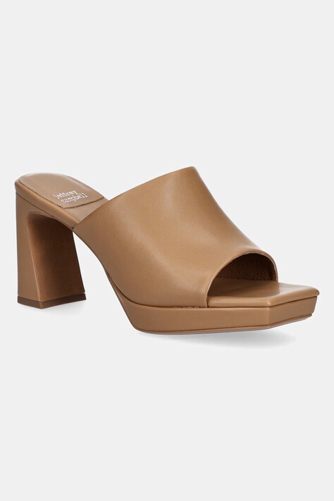 Pantofle Jeffrey Campbell Caviar dámské, béžová barva, na podpatku, JC-923-1-2