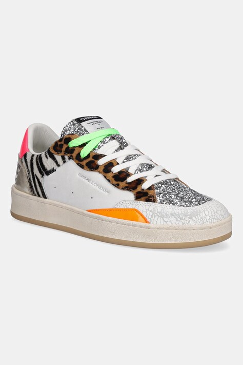 Crime London sneakers CHELSEA femei, culoarea alb, 20200PP7