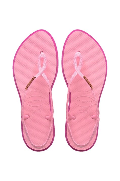 Havaianas sandale LUNA POINT femei, culoarea roz, 4149921.9321