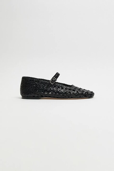 Miista balerini de piele Yeida culoarea negru, MI_5479