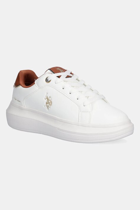 Sneakers boty U.S. Polo Assn. CHELIS bílá barva, CHELIS001W/5Y1