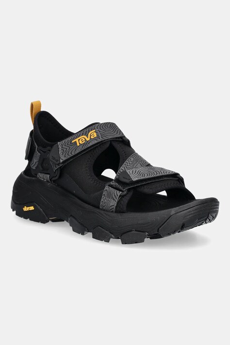 Sandály Teva Grandview Max Sandal dámské, černá barva, na platformě, 1166230