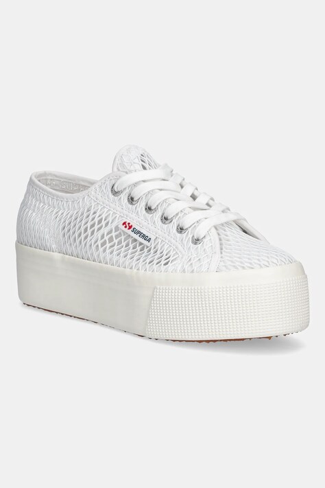 Tenisky Superga MESH bílá barva, S2142TW