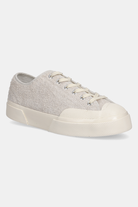 Semišové tenisky Superga WORKS HAIRY SUEDE béžová barva, S3146HW