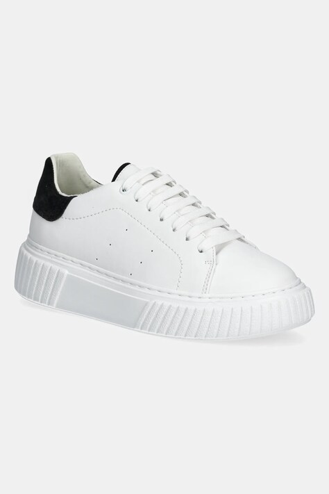 Marc O'Polo sneakers din piele SVEA femei, culoarea alb, 50117733501170