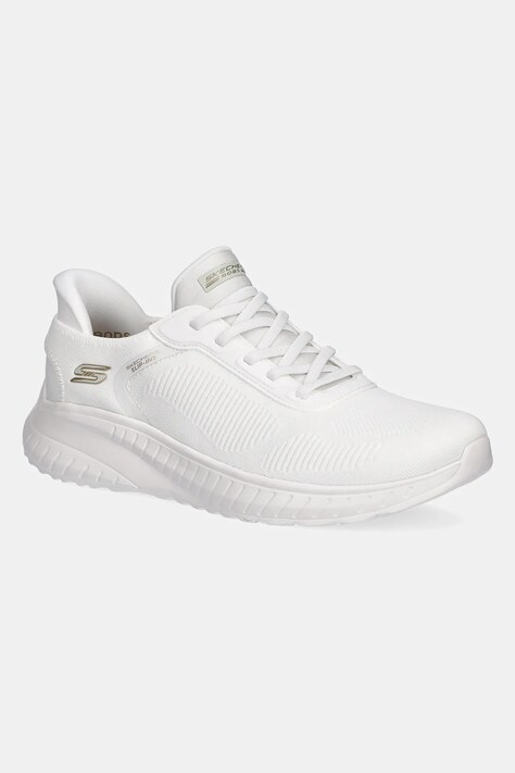 Skechers sneakers BOBS SQUAD CHAOS culoarea alb, 117497