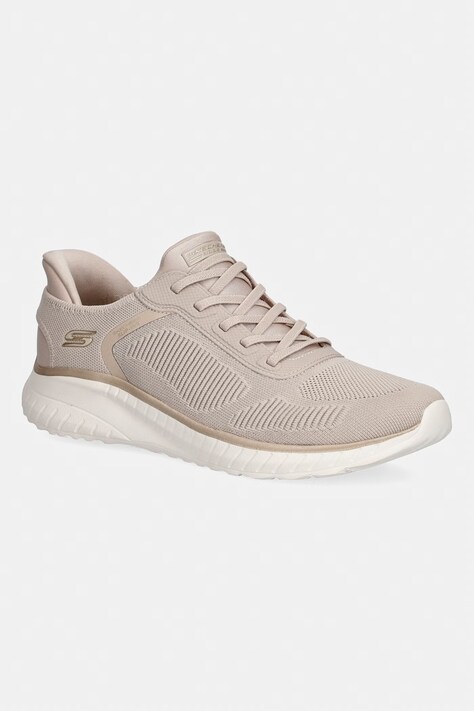 Skechers BOBS SQUAD CHAOS sneakersy damskie beżowe 117497