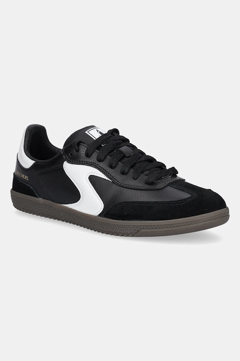 Skechers sneakers din piele HOTSHOT femei, culoarea negru, 185232