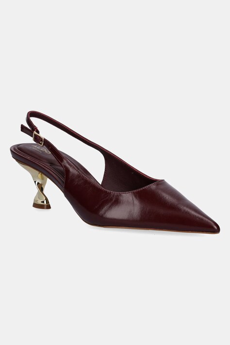 Aldo pantofi cu toc GOLDENSHEEN culoarea bordo, 13921942