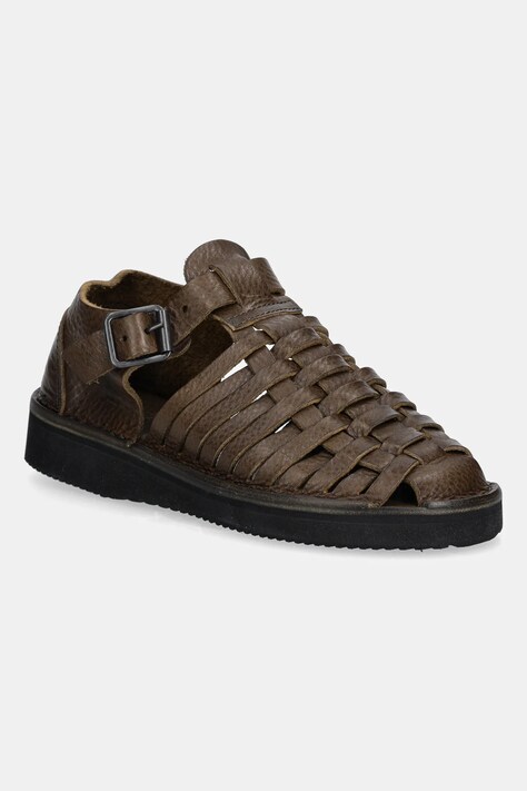 Fracap sandali in pelle Sandals donna colore verde D025