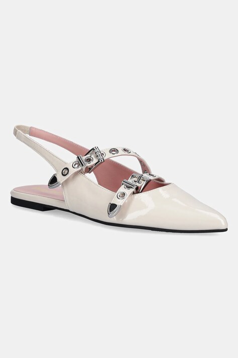 Балетки Pretty Ballerinas Ella цвет бежевый открытая пятка 52095_A