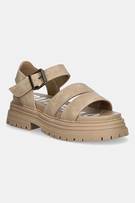Σανδάλια Buffalo Lennox Ts Sandal χρώμα: μπεζ, 1602275-BEI