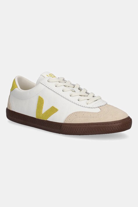 Veja sneakers din piele Volley culoarea alb, VO2020504A