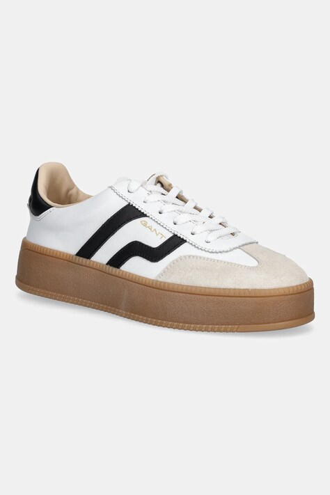 Gant sneakersy skórzane Cuzmani damskie kolor biały 31531047