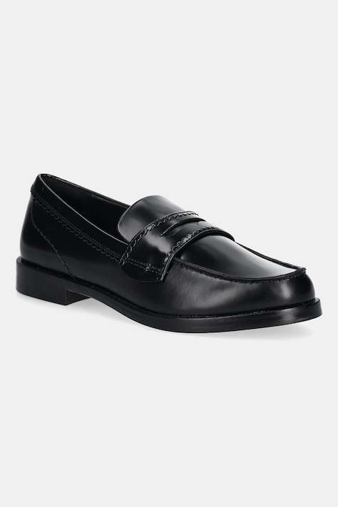 Clarks Originals mocassini in pelle Straven Edge donna colore nero 26181277