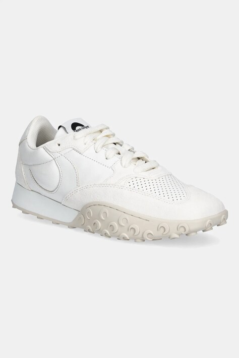 Marine Serre sneakersy skórzane Suede Leather MS Rise damskie kolor biały WFW006A.CLEA0009