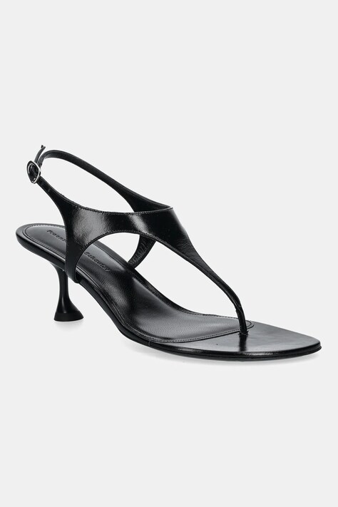 Kožené sandály Proenza Schouler Tee Thong černá barva, SH252042A