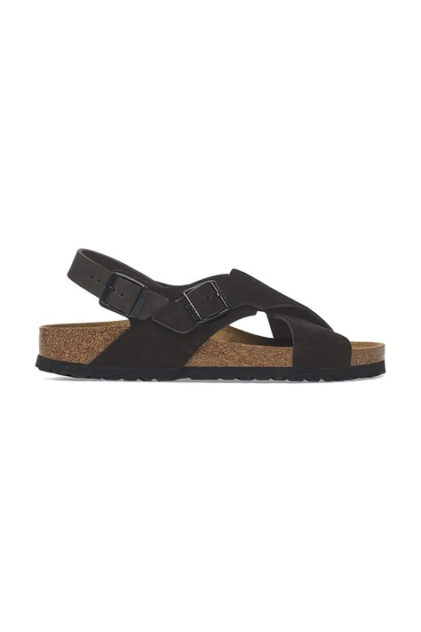 Birkenstock sandali in camoscio Tulum SFB LEVE donna colore nero 1029779