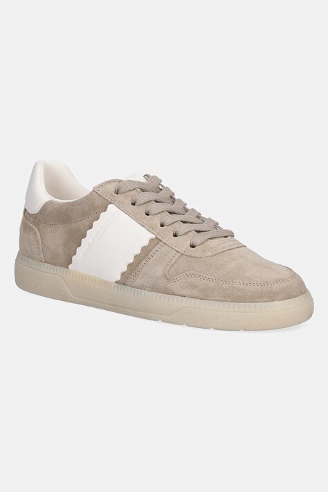 Semišové sneakers boty Kennel & Schmenger Pop béžová barva, 51-22730.517