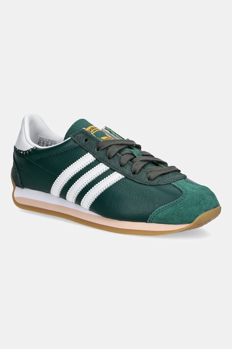 Замшеві кросівки adidas Originals Country OG W жіночі колір зелений JI2883