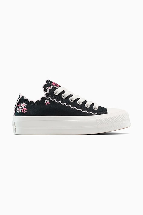 Converse teniși Chuck Taylor All Star Lift culoarea negru, A13529C