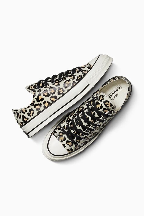 Кеди Converse Chuck 70 Glow In The Dark Leopard — SS25-OBD4ZG, бежевий — фото 7