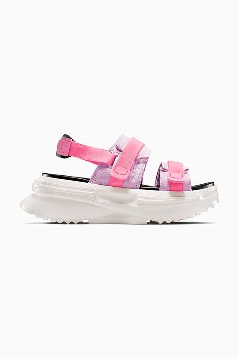 Converse sandały Run Star Utility Sandal CX damskie kolor różowy na platformie A15095C