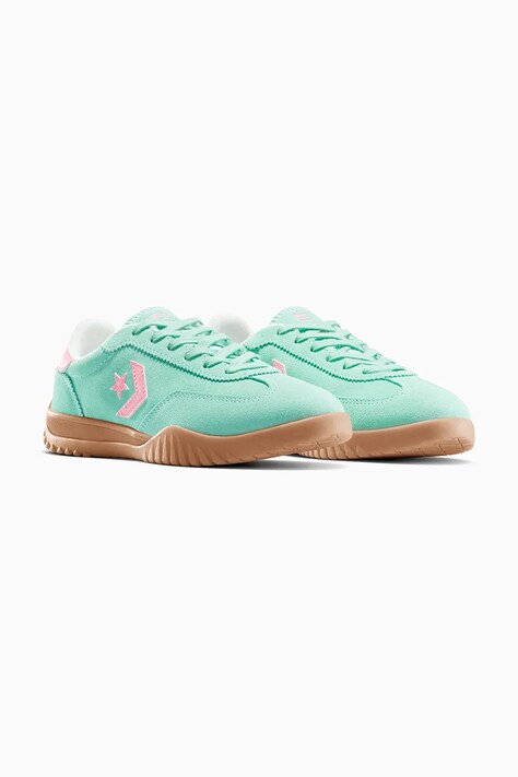 Шкіряні кросівки Converse Run Star Trainer — SS25-OBD502, зелений — фото 2