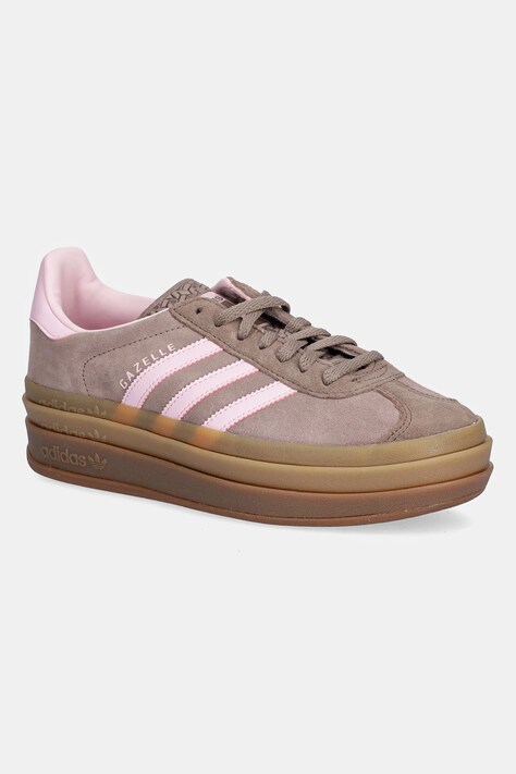 Маратонки adidas Originals Gazelle Bold W в кафяво JQ6436