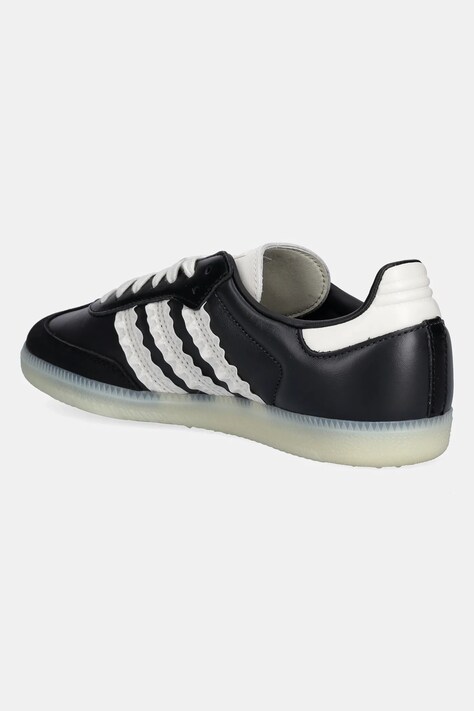 Шкіряні кросівки adidas Originals Samba OG W — SS25-OBD53B, чорний — фото 3