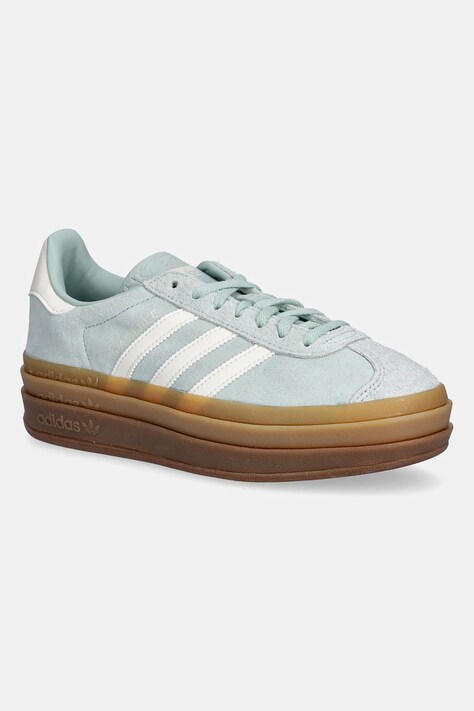 adidas Originals sneakers in camoscio Gazelle Bold W donna colore turchese JS3902