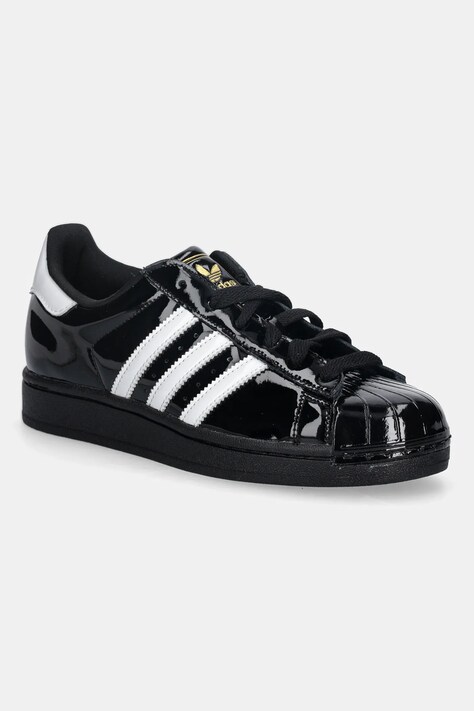 adidas Originals sneakersy skórzane Superstar II W damskie kolor czarny JS4009
