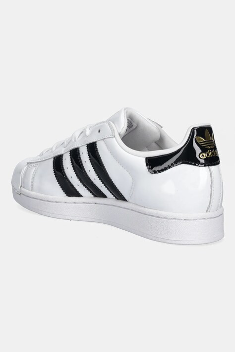 Шкіряні кросівки adidas Originals Superstar II W — SS25-OBD53Z, білий — фото 3